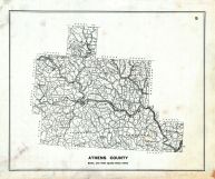 County Map, Athens County 1905